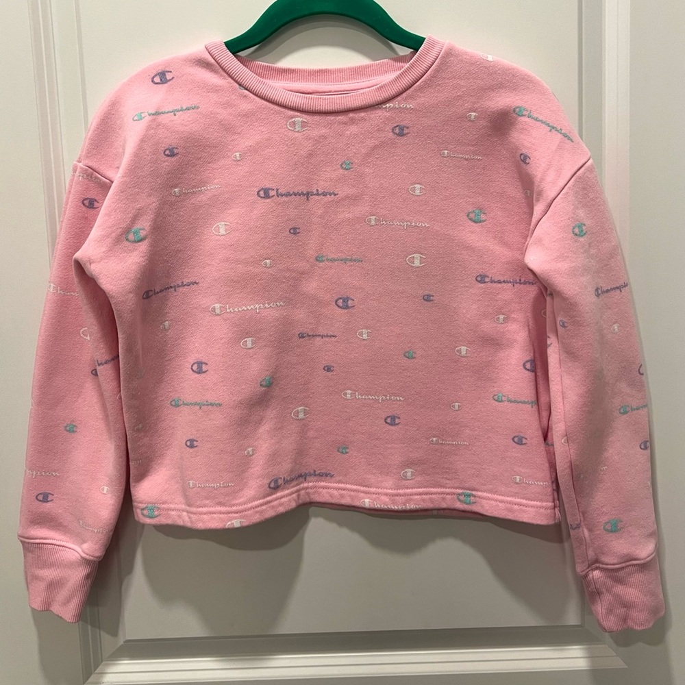 CHAMPION Girls Sweatshirt Size M EXCELLENT CONDITION